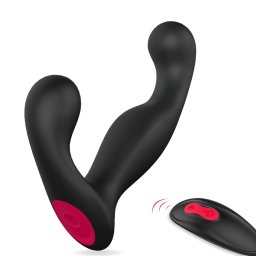Vibrator Jelly Remote Black