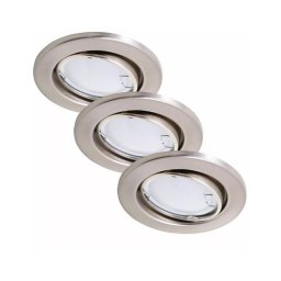 SET 3x corp de iluminat LED pentru baie 1xGU10/3W/230V IP23 crom mat Briloner 7221-032