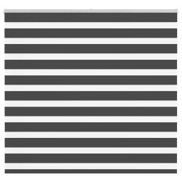 Jaluzea tip zebra neagra latime tesatura 150,9 cm poliester GartenMobel Dekor