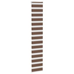 Jaluzea tip zebra maro latime tesatura 35,9 cm poliester GartenMobel Dekor