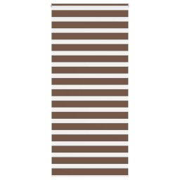 Jaluzea tip zebra maro latime tesatura 100,9 cm poliester GartenMobel Dekor