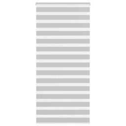 Jaluzea tip zebra gri deschis latime tesatura 90,9 cm poliester GartenMobel Dekor