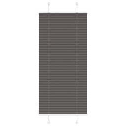 Jaluza plisata negru 60x100 cm Latime tesatura 59,4cm poliester GartenMobel Dekor