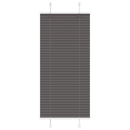 Jaluza plisata negru 65x100 cm Latime tesatura 64,4cm poliester GartenMobel Dekor