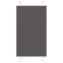 Jaluza plisata negru 80x100cm Latime tesatura 79,4 cm poliester GartenMobel Dekor