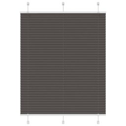 Jaluza plisata negru 105x100 cm Latime tesatura 104,4 cm GartenMobel Dekor