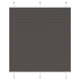 Jaluza plisata negru 115x100 cm Latime tesatura 114,4 cm GartenMobel Dekor
