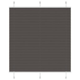 Jaluza plisata negru 120x100 cm Latime tesatura 119,4 cm GartenMobel Dekor