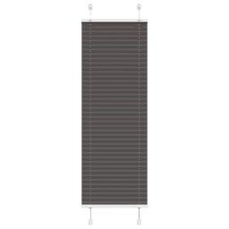 Jaluza plisata negru 45x150 cm Latime tesatura 44,4cm poliester GartenMobel Dekor