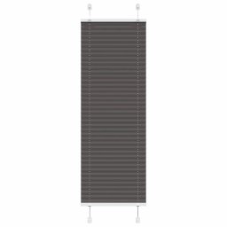 Jaluza plisata negru 50x150 cm Latime tesatura 49,4cm poliester GartenMobel Dekor