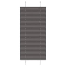 Jaluza plisata negru 65x150 cm Latime tesatura 64,4cm poliester GartenMobel Dekor
