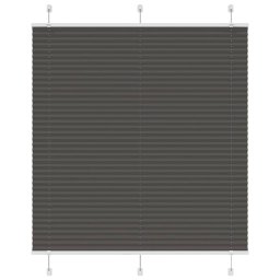 Jaluza plisata negru 120x150 cm Latime tesatura 119,4 cm GartenMobel Dekor