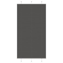 Jaluza plisata negru 105x200 cm Latime tesatura 104,4 cm GartenMobel Dekor