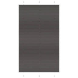 Jaluza plisata negru 115x200 cm Latime tesatura 114,4 cm GartenMobel Dekor