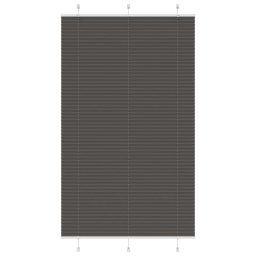 Jaluza plisata negru 120x200 cm Latime tesatura 119,4 cm GartenMobel Dekor