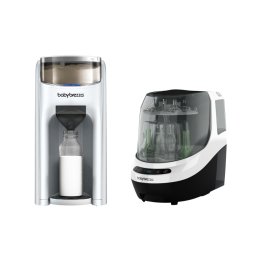 Pachet BebeStart 11 - Espressor Formula Pro Advanced All White + Bottle Washer Pro