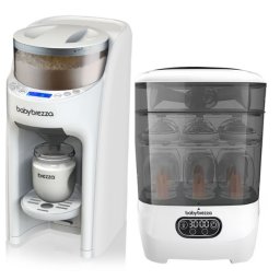 Pachet BebeStart - Espressor Formula Pro Advanced ALL WHITE + Sterilizator One Step