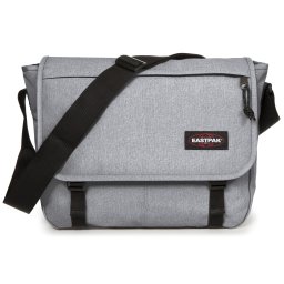 EASTPAK Messenger gri amestecat / roșu / negru / alb