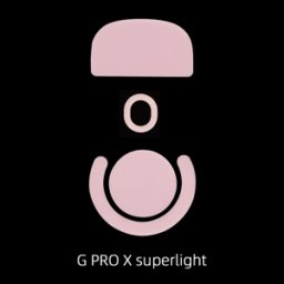 Picioruse pentru mouse EspTiger YanZi PTFE Pink Skates Logitech G PRO X Superlight, SK-ET-LG-GPXSL-YZ-PINK