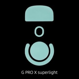 Picioruse pentru mouse EspTiger YanZi PTFE Blue Skates Logitech G PRO X Superlight, SK-ET-LG-GPXSL-YZ-BLUE