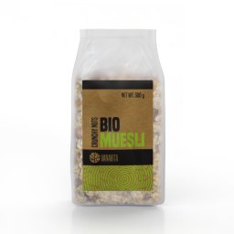 VanaVita BIO Müsli 500 g crunchy nuts