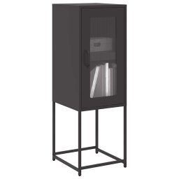 Dulap, negru, 36x39x107 cm, otel laminat la rece GartenMobel Dekor