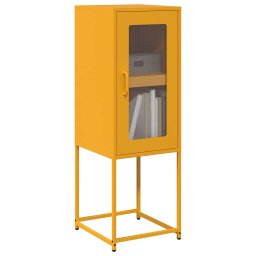 Dulap, galben mustar, 36x39x107 cm, otel laminat la rece GartenMobel Dekor