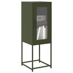 Dulap, verde masliniu, 36x39x107 cm, otel laminat la rece GartenMobel Dekor