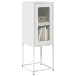 Dulap, alb, 36x39x107 cm, otel laminat la rece GartenMobel Dekor