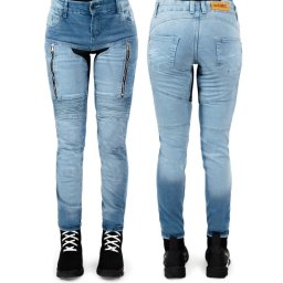 Pantaloni moto dama jeans W-Tec Grandea Evo