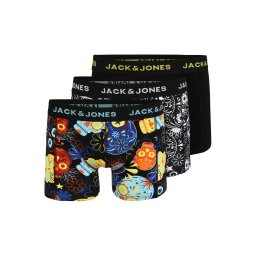 JACK & JONES Boxeri albastru deschis / portocaliu / negru