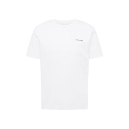 Calvin Klein Tricou negru / alb murdar