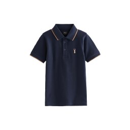 Next Tricou albastru / portocaliu