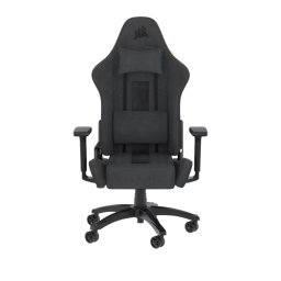 Scaun Gaming TC100 RELAXED, Textil, Tetiera, Negru