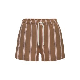 LASCANA Pantaloni scurți brocart / roz / negru / alb