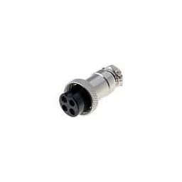 Mufă pentru microfoane mamă PIN:4 pe cablu drept MIC324