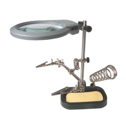 LUPA CU CLESTI SI SUPORT LETCON- 2x LED II NAR0150 SOLDERSUP3 NAR0150 SOLDERSUP3 ZD-10MB