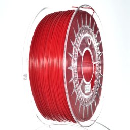 Filament: PLA roşie 1kg 195°C ±0,05mm 1,75mm , DEV-PLA-1.75-RD, Devil Design