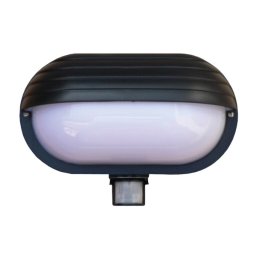 Lampă cu senzor de mișcare Oval PIR-Micro Negru L-OVAL-PIR-Micro-Negru