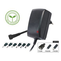 Alimentator universal cu tensiune reglabila de iesire : MW3IP25GS 2250mA