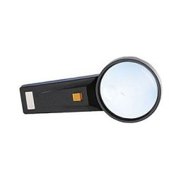 Lupa de mana cu iluminare led diametru lentila 75mm P343
