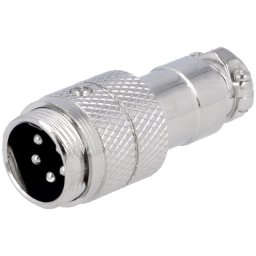 Mufă pentru microfoane tată PIN: 5 pe cablu drept
