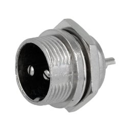 Soclu pentru microfoane tată PIN: 2 pt.montare pe panou