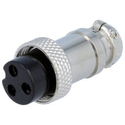 Mufă pentru microfoane mamă PIN: 3 pe cablu drept