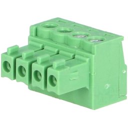 Regletă de conexiuni deconectabilă 3,5mm 4 pini drept mufă mama