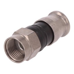 Mufă F tată drept 75Ω RG59 crimpare pe cablu