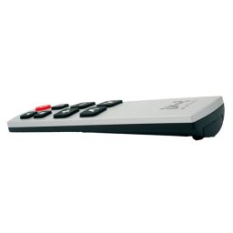 Telecomandă SEKI MEDIUM negru / argintiu pentru seniori - universal - butoane mari
