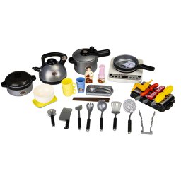 Set de gatit pentru gratar 40 buc. sunet led