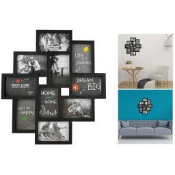 Rama foto pentru 10 fotografii - neagra