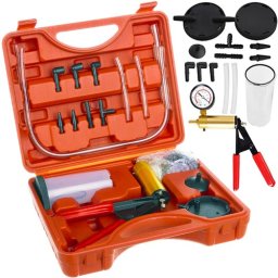 Pompa tester auto, MT Malatec, presiune si vacuum / vid cu adaptoare, trusa diagnosticare frane, ABS, EGR